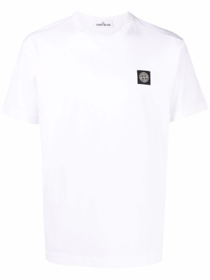 

Logo-patch cotton T-shirt, Stone Island Logo-patch cotton T-shirt