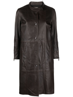 

Mira leather midi coat, Zadig&Voltaire Mira leather midi coat