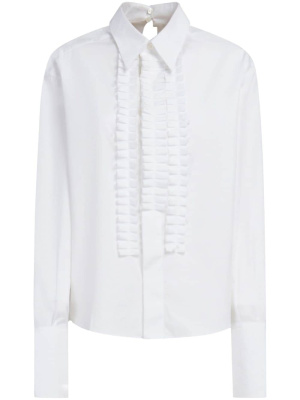 

Pleat-detail cotton shirt, Marni Pleat-detail cotton shirt