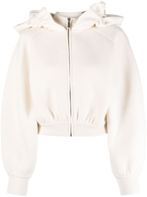 

La Maille Crinoline ruffled hoodie, Jacquemus La Maille Crinoline ruffled hoodie