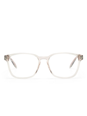 

Logo-engraved square frame glasses, Alexander McQueen Eyewear Logo-engraved square frame glasses