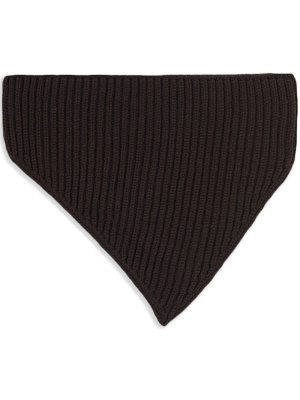 

Ribbed-knit wool scarf, Jil Sander Ribbed-knit wool scarf