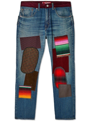 

Patchwork washed jeans, Junya Watanabe MAN Patchwork washed jeans