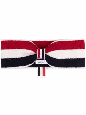 

Stripe knitted headband, Thom Browne Stripe knitted headband