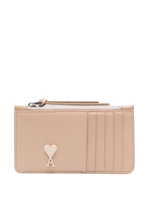 

Ami de Coeur logo-plaque wallet, AMI Paris Ami de Coeur logo-plaque wallet