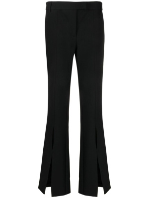 

Logo-lettering flared trousers, Versace Jeans Couture Logo-lettering flared trousers