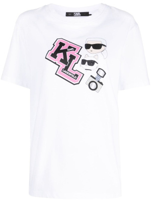 

Ikonik Varsity oversized T-shirt, Karl Lagerfeld Ikonik Varsity oversized T-shirt