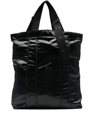 

Logo-appliqué tote bag, Y-3 Logo-appliqué tote bag