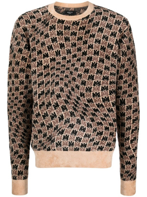 

Swirl monogram-pattern jumper, AMIRI Swirl monogram-pattern jumper