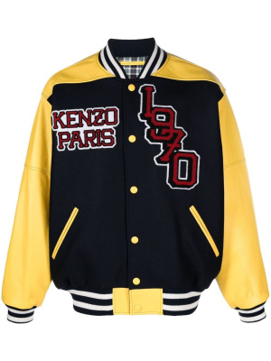 

Logo-patch varsity jacket, Kenzo Logo-patch varsity jacket