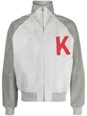 

Elephant-print varsity jacket, Kenzo Elephant-print varsity jacket
