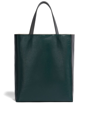 

Two-tone leather tote bag, Marni Two-tone leather tote bag
