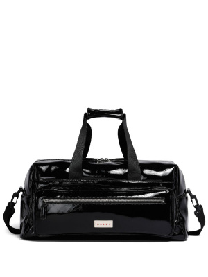 

Logo-patch zipped weekend bag, Marni Logo-patch zipped weekend bag