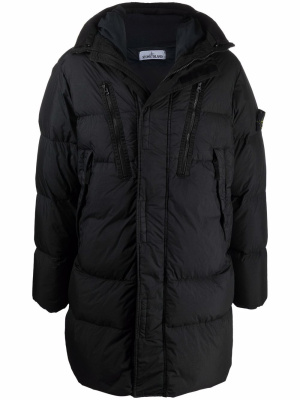 

Padded hooded coat, Stone Island Padded hooded coat