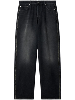 

Zip-trim loose-fit jeans, Off-White Zip-trim loose-fit jeans