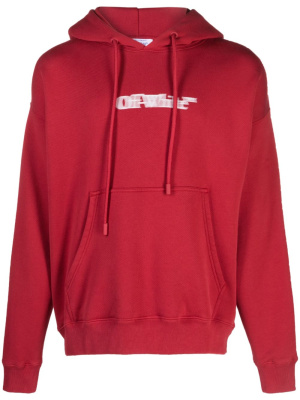 

Logo-print cotton hoodie, Off-White Logo-print cotton hoodie