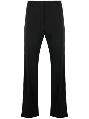 

Logo-embroidered straight-leg trousers, Off-White Logo-embroidered straight-leg trousers