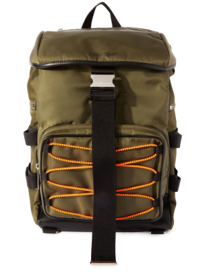 

Courrie Flap drawstring backpack, Off-White Courrie Flap drawstring backpack