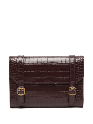 

Oxford crocodile-embossed clutch, Bally Oxford crocodile-embossed clutch