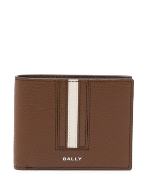 

Logo-print leather wallet, Bally Logo-print leather wallet