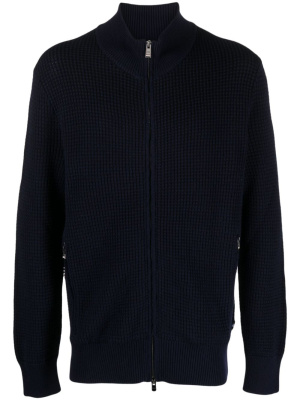

Knitted high-neck bomber jacket, BOSS Knitted high-neck bomber jacket