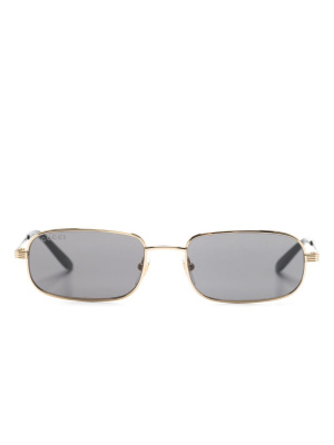 

Rectangle-framed metal sunglasses, Gucci Eyewear Rectangle-framed metal sunglasses