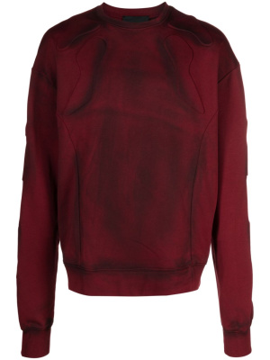 

Tie-dye panelled cotton sweatshirt, HELIOT EMIL Tie-dye panelled cotton sweatshirt