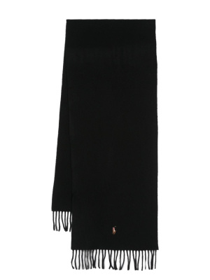 

Polo Pony fringe-detailing scarf, Polo Ralph Lauren Polo Pony fringe-detailing scarf