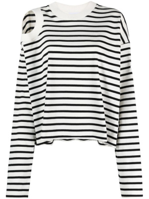 

Striped cut-out T-shirt, Moncler Striped cut-out T-shirt