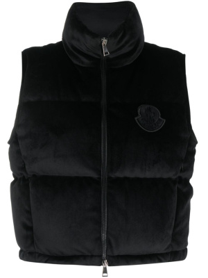 

Blavet logo-patch chenille gilet, Moncler Blavet logo-patch chenille gilet