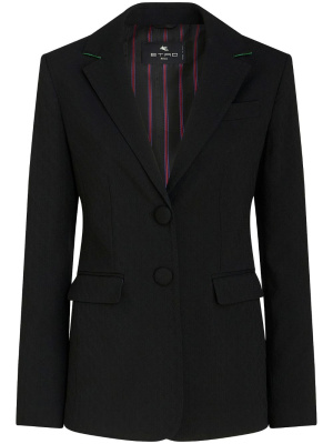 

Notched-lapels single-breasted blazer, ETRO Notched-lapels single-breasted blazer