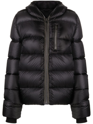 

Hooded quilted jacket, Rick Owens Hooded quilted jacket