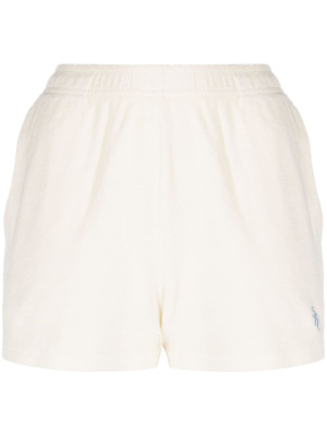 

SRC-embroidered terry-cloth shorts, Sporty & Rich SRC-embroidered terry-cloth shorts