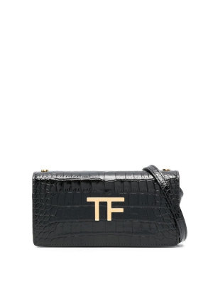 

Logo-plaque shoulder bag, TOM FORD Logo-plaque shoulder bag