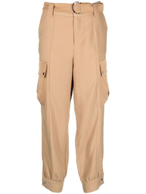 

Belted cropped trousers, GUESS USA Belted cropped trousers