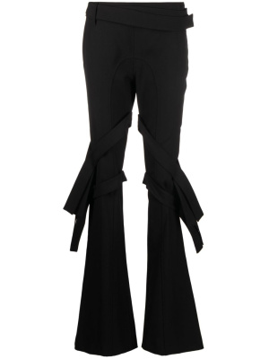 

Strap-detail flared trousers, AMBUSH Strap-detail flared trousers