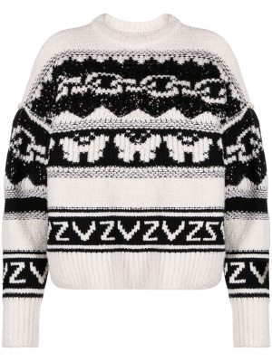 

Intarsia-knit jumper, Zadig&Voltaire Intarsia-knit jumper