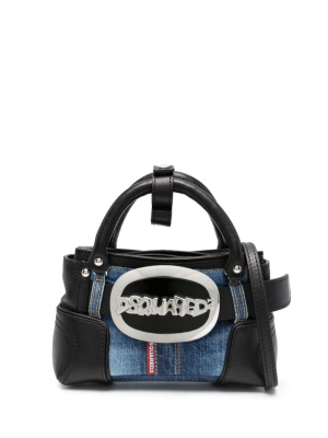 

Belt denim-patchwork tote bag, Dsquared2 Belt denim-patchwork tote bag