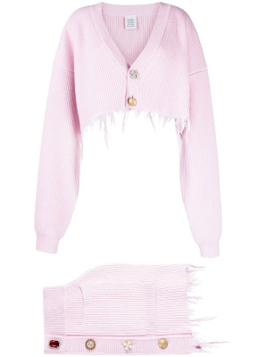 

Cropped V-neck cardigan, VETEMENTS Cropped V-neck cardigan