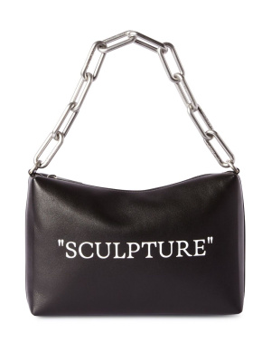 

Block Pouch Quote clutch bag, Off-White Block Pouch Quote clutch bag
