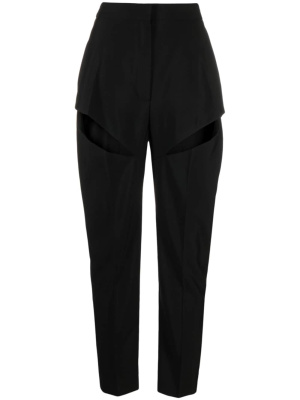 

Cut-out tapered trousers, Alexander McQueen Cut-out tapered trousers