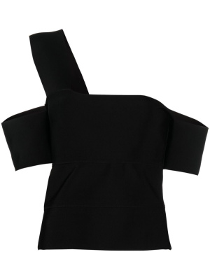

One-shoulder knitted top, Alexander McQueen One-shoulder knitted top