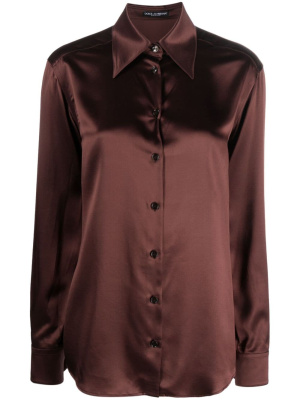 

Satin-finish silk shirt, Dolce & Gabbana Satin-finish silk shirt