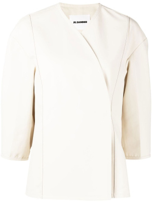 

Wrap V-neck blouse, Jil Sander Wrap V-neck blouse