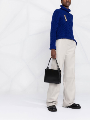 

Logo-stamp top-handle bag, Jil Sander Logo-stamp top-handle bag