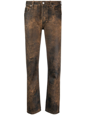 

750 coated-finish straight-leg jeans, Ralph Lauren Collection 750 coated-finish straight-leg jeans