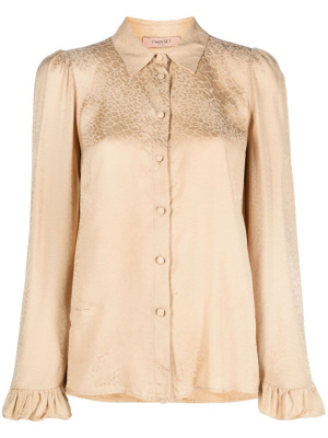 

Satin jacquard long-sleeve shirt, TWINSET Satin jacquard long-sleeve shirt