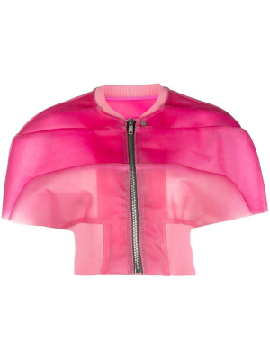 

Girdered cropped jacket, Rick Owens Girdered cropped jacket