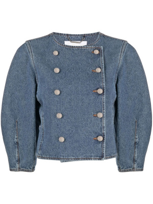 

Double-breasted denim jacket, Chloé Double-breasted denim jacket