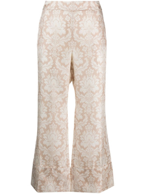 

Sensory kick flare silk trousers, ZIMMERMANN Sensory kick flare silk trousers